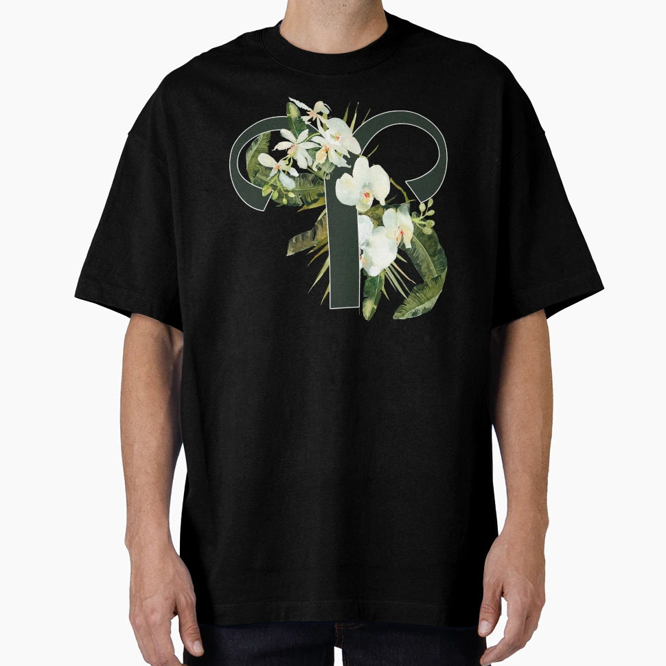 Aries Horoscope Zodiac White Orchid T-Shirt - Graphic Print Men Women - T-Shirt, Sweatshirt, Hoodie