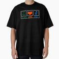 Peace Love Feet T-Shirt - Graphic Print Men Women - T-Shirt, Sweatshirt, Hoodie