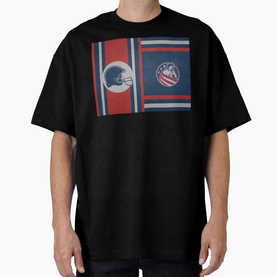 Football Patriot Model T-Shirt - Fun Novelty Design for Adults - T-Shirt, Sweatshirt, Hoodie