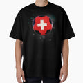 Switzerland Football Sport T-Shirt - Minimalist Print Men Women - T-Shirt, Sweatshirt, Hoodie