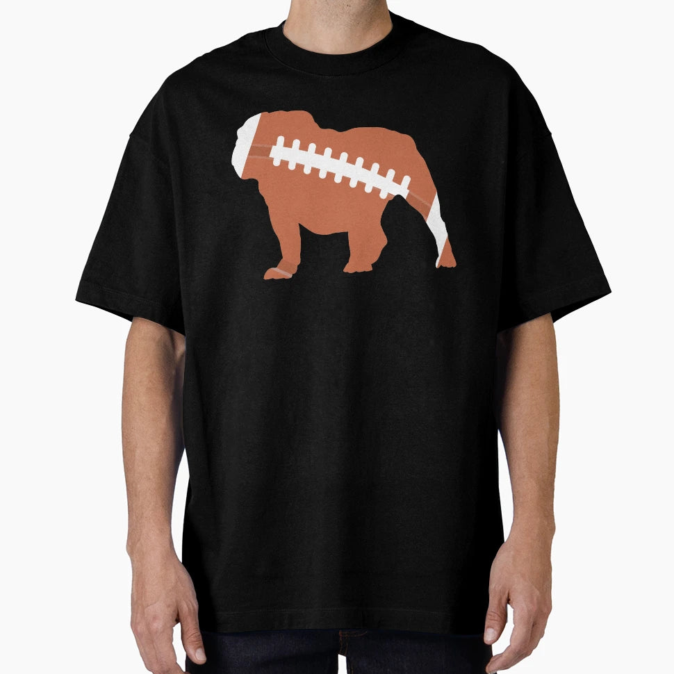 Football Bulldog T-Shirt - Trendy Graphic Men Women - T-Shirt, Sweatshirt, Hoodie