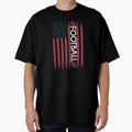 Grunge American Football Usa Flag Game T-Shirt - Unique Graphic for Adults - T-Shirt, Sweatshirt, Hoodie