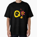 Letter Q Abc Monogram Hand Drawn T-Shirt - Aesthetic Graphic Men Women - T-Shirt, Sweatshirt, Hoodie