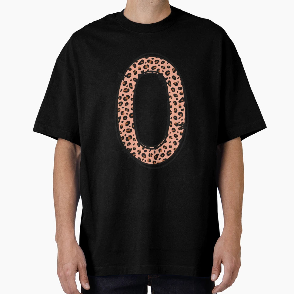Monogram Letter O Leopard T-Shirt - Unique Graphic Unisex - T-Shirt, Sweatshirt, Hoodie