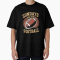 Sundays Are Football Gridiron T-Shirt - Casual Everyday Wear Men Women - T-Shirt, Sweatshirt, Hoodie