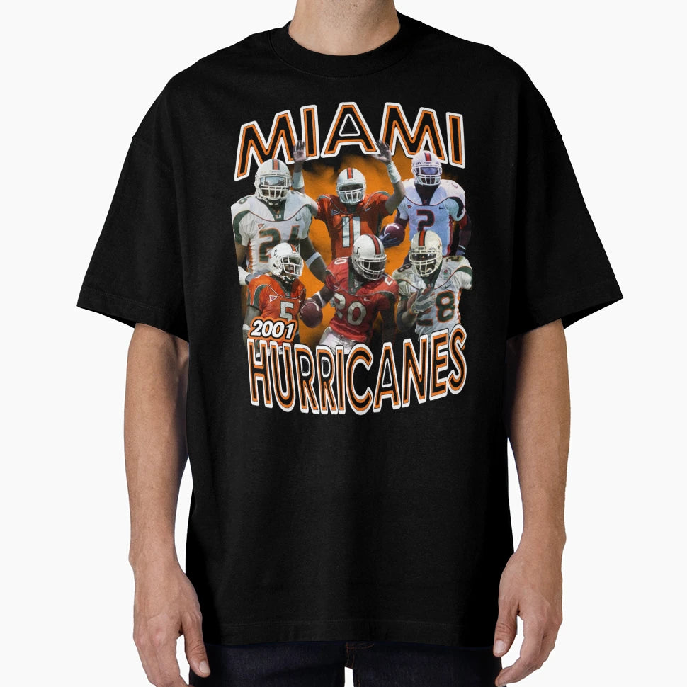 2001 Miami Championship Team Orange T-Shirt - Streetwear Style Men Women - T-Shirt, Sweatshirt, Hoodie