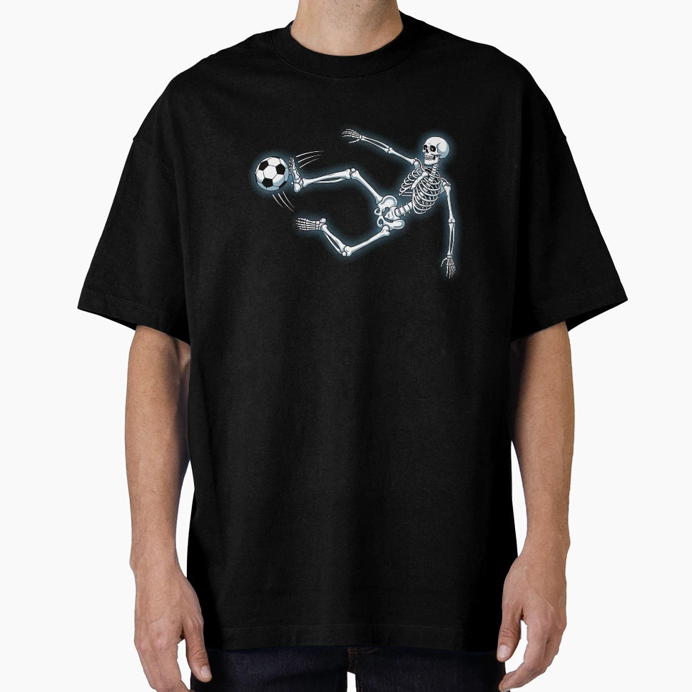 Soccer Skeleton Soccer Goalkeeper T-Shirt - Custom Art Print Unisex - T-Shirt, Sweatshirt, Hoodie