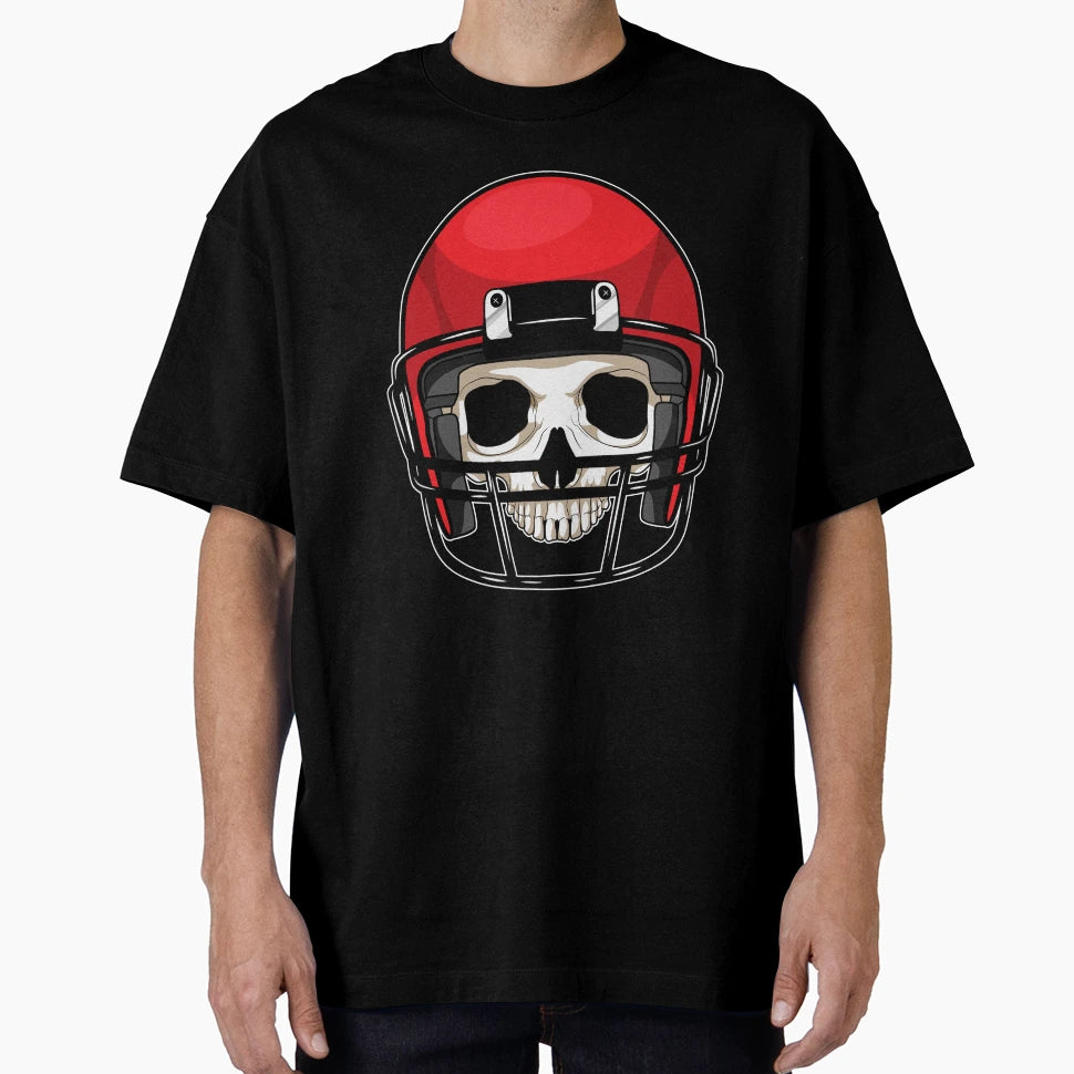 Skull American Football Sports T-Shirt - Streetwear Style Unisex - T-Shirt, Sweatshirt, Hoodie