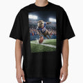 Football Touchdown Otter T-Shirt - Aesthetic Graphic Unisex - T-Shirt, Sweatshirt, Hoodie