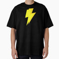 Yellow Lightning Bolts T-Shirt - Minimalist Print for Adults - T-Shirt, Sweatshirt, Hoodie