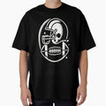 Negative Space Football Helmet Ball T-Shirt - Custom Art Print Men Women - T-Shirt, Sweatshirt, Hoodie