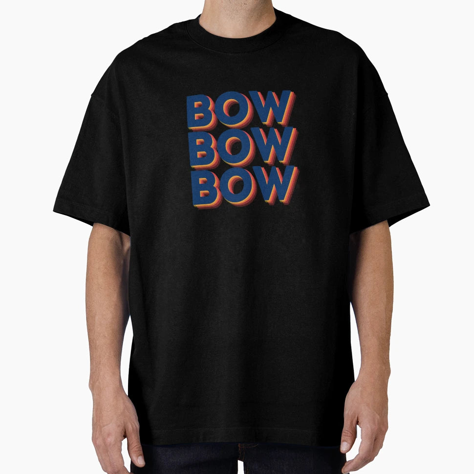 Bow Bow Bow Indiana Fever Colors T-Shirt - Fun Novelty Design Unisex - T-Shirt, Sweatshirt, Hoodie