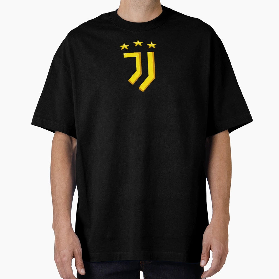 Juventus Pixel Art T-Shirt - Minimalist Print Men Women - T-Shirt, Sweatshirt, Hoodie