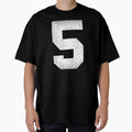 Number 5 Sports T-Shirt - Minimalist Print for Adults - T-Shirt, Sweatshirt, Hoodie