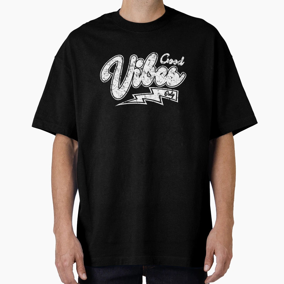 Good Vibes Lightning T-Shirt - Minimalist Print Unisex - T-Shirt, Sweatshirt, Hoodie