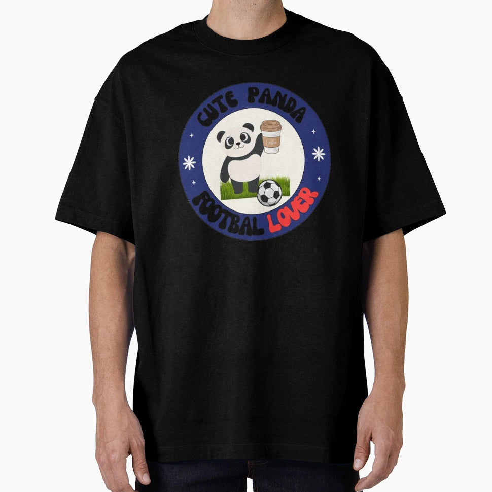 Panda Football Lover T-Shirt - Aesthetic Graphic Unisex - T-Shirt, Sweatshirt, Hoodie