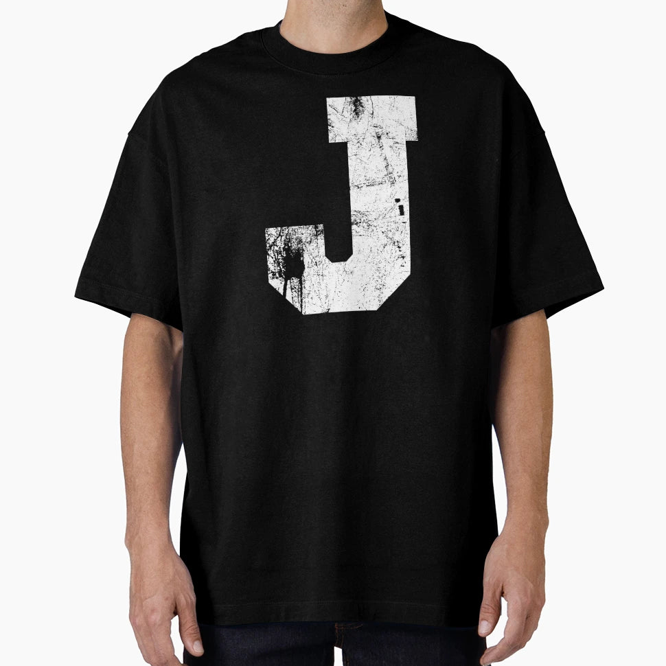 Letter J Initials T-Shirt - Fun Novelty Design Men Women - T-Shirt, Sweatshirt, Hoodie