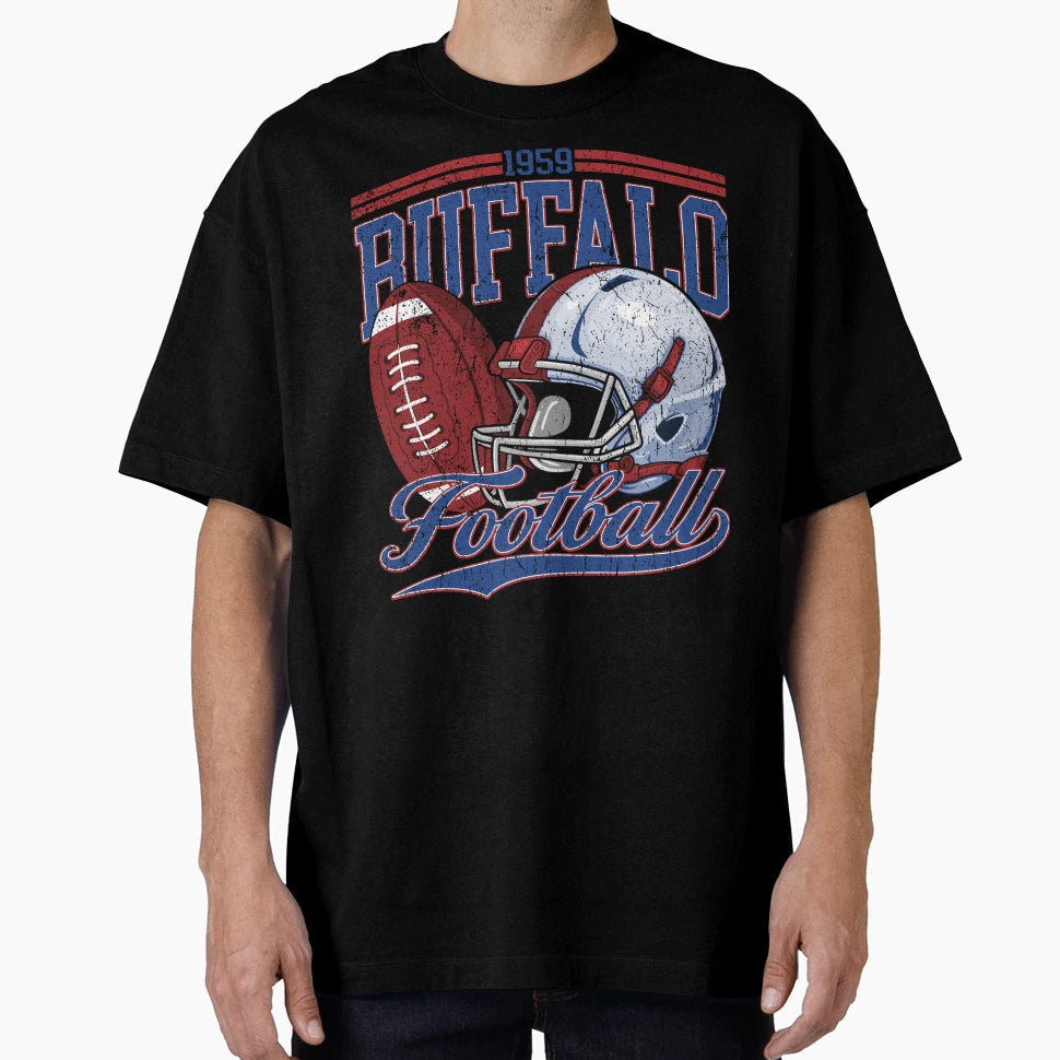 Buffalo Football Fan T-Shirt - Casual Everyday Wear Men Women - T-Shirt, Sweatshirt, Hoodie