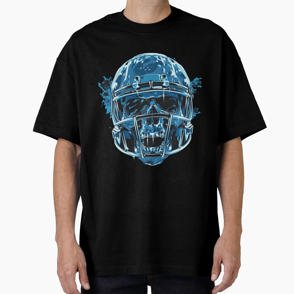 Frozen Fury Helmet T-Shirt - Trendy Graphic Unisex - T-Shirt, Sweatshirt, Hoodie