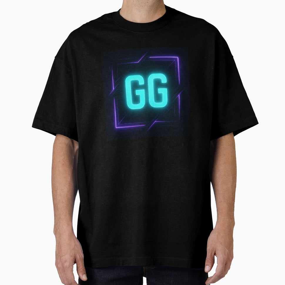 Gg Neon Futuristic Gamers T-Shirt - Fun Novelty Design Unisex - T-Shirt, Sweatshirt, Hoodie