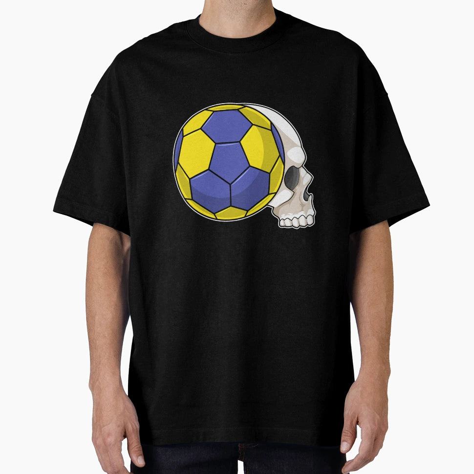 Skull Handball Sports T-Shirt - Minimalist Print Men Women - T-Shirt, Sweatshirt, Hoodie