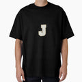 J Letter Patch T-Shirt - Aesthetic Graphic Unisex - T-Shirt, Sweatshirt, Hoodie