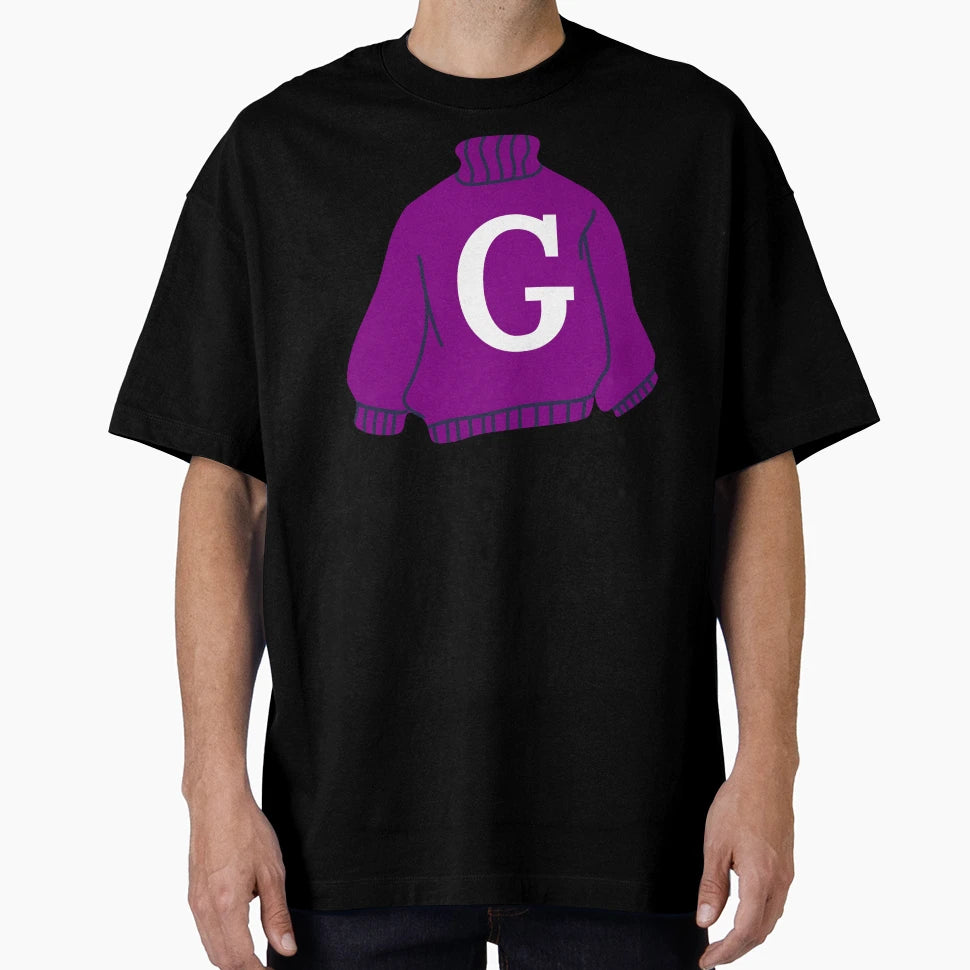Letter T-Shirt - Minimalist Print Men Women - T-Shirt, Sweatshirt, Hoodie