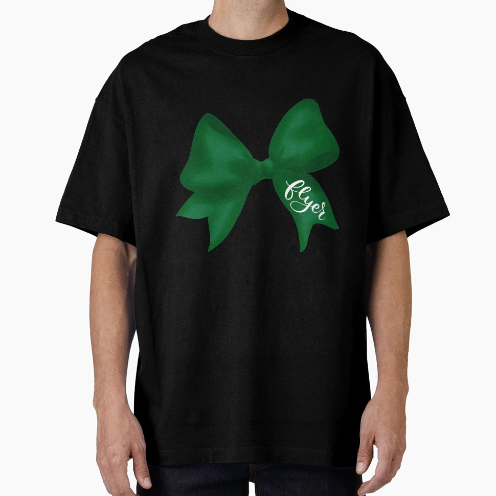 Green Flyer Bow T-Shirt - Casual Everyday Wear for Adults - T-Shirt, Sweatshirt, Hoodie