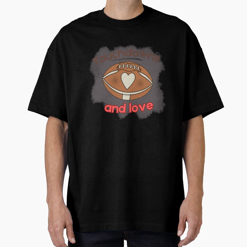 American Football Touchdowns And T-Shirt - Custom Art Print for Adults - T-Shirt, Sweatshirt, Hoodie