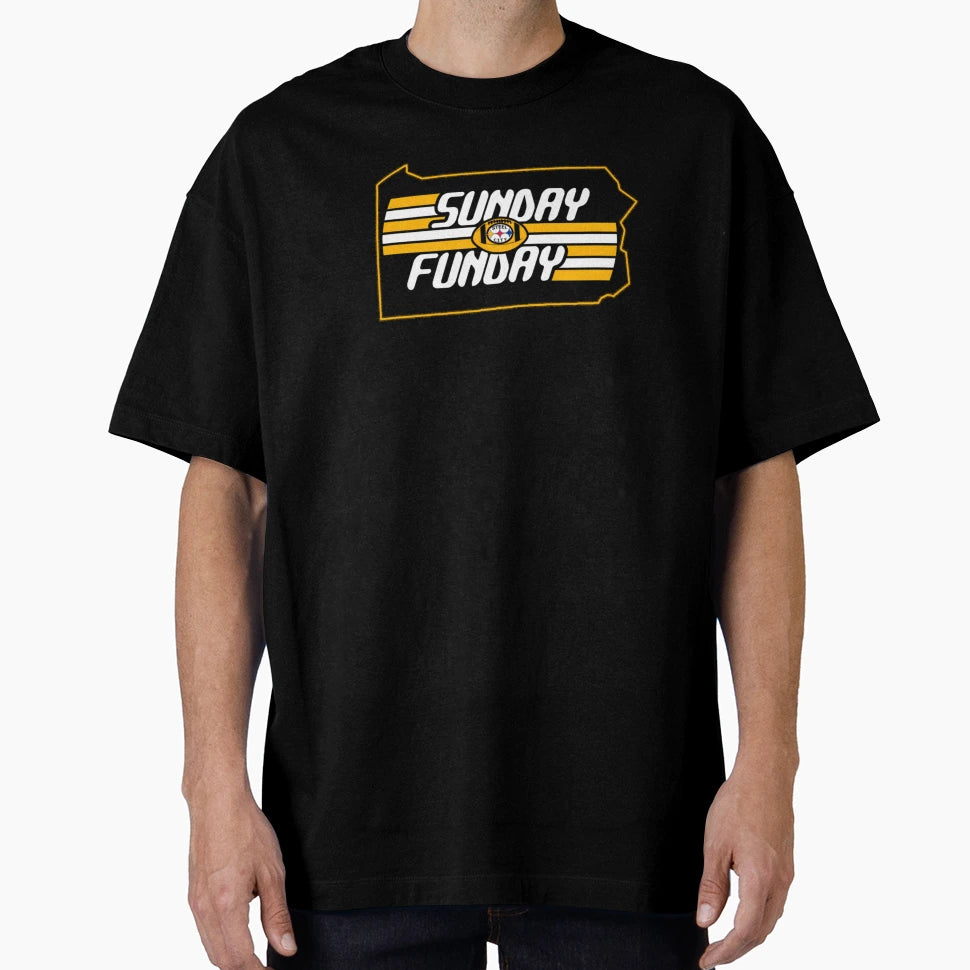Pittsburgh Pro Football Sunday Fun Fan T-Shirt - Unique Graphic Men Women - T-Shirt, Sweatshirt, Hoodie