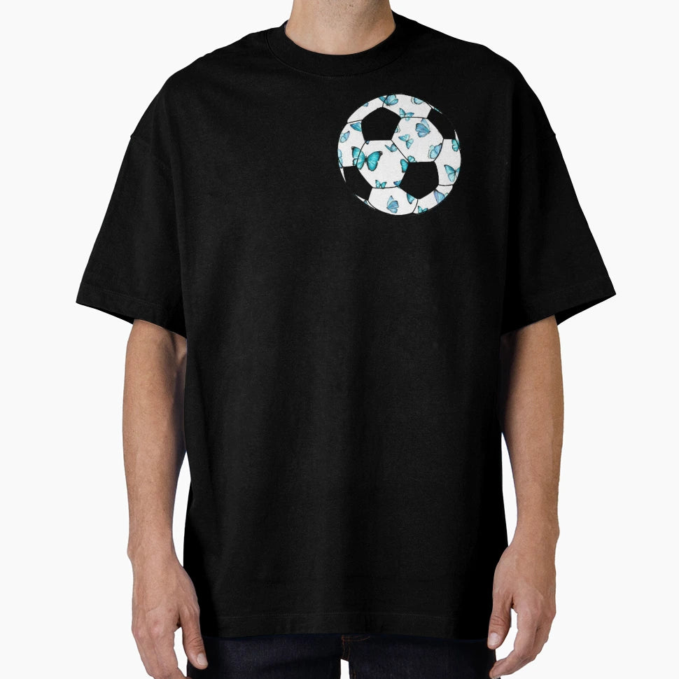 Butterfly Soccer Ball T-Shirt - Graphic Print for Adults - T-Shirt, Sweatshirt, Hoodie