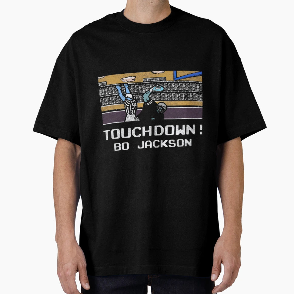 Football Touchdown Bo Jackson Legend T-Shirt - Novelty Apparel Men Women - T-Shirt, Sweatshirt, Hoodie
