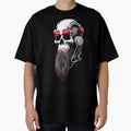 Skull Headphones T-Shirt - Minimalist Print for Adults - T-Shirt, Sweatshirt, Hoodie