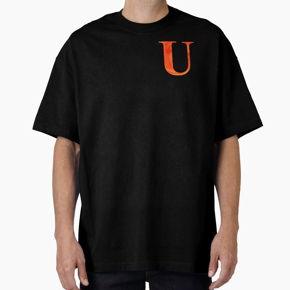 Tie Dye Letter U T-Shirt - Graphic Print Men Women - T-Shirt, Sweatshirt, Hoodie