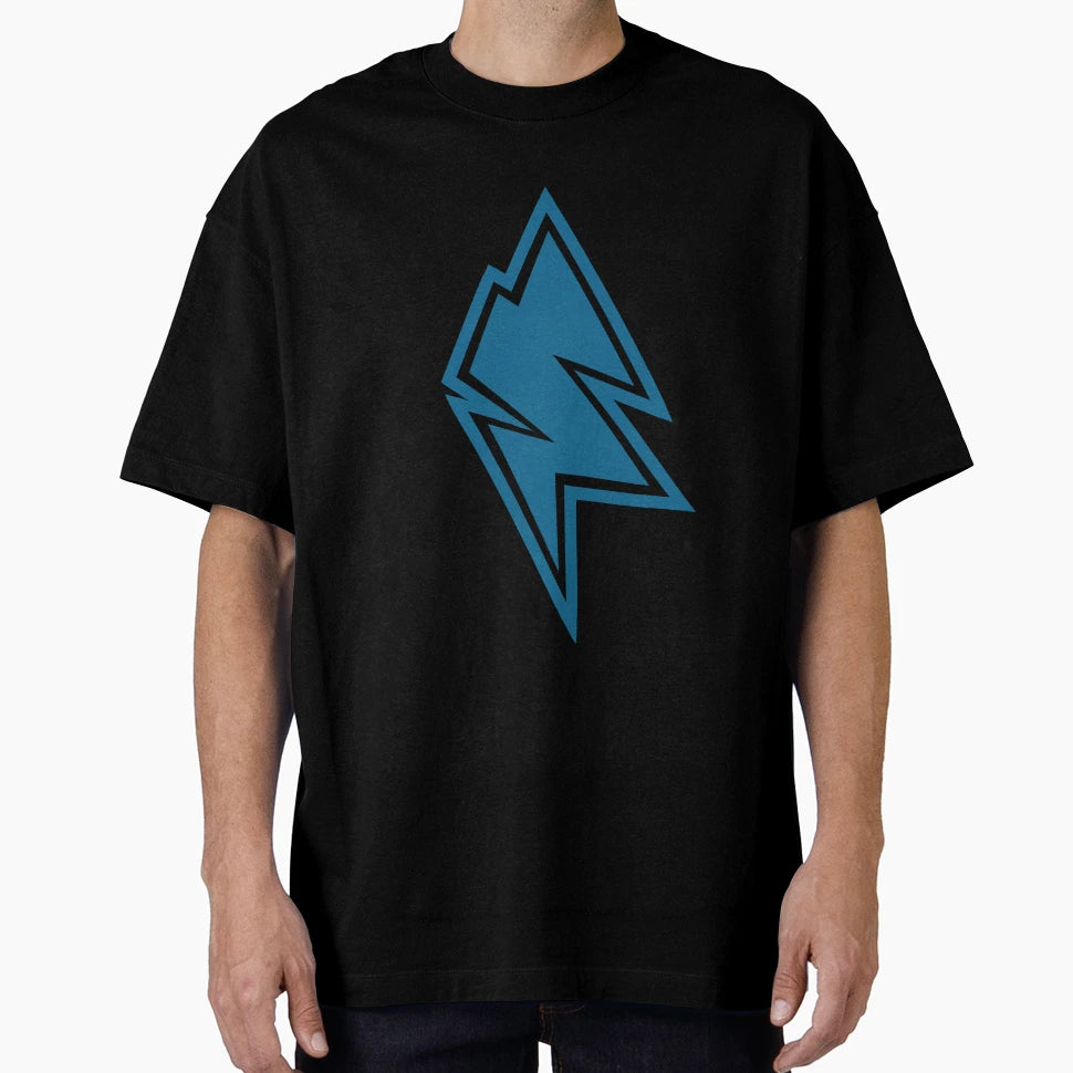 Blue Lightning Bolt T-Shirt - Streetwear Style for Adults - T-Shirt, Sweatshirt, Hoodie