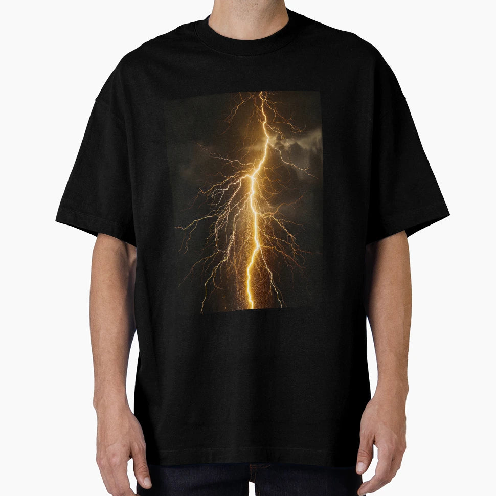 Lightning Strikes 8 T-Shirt - Unique Graphic Men Women - T-Shirt, Sweatshirt, Hoodie