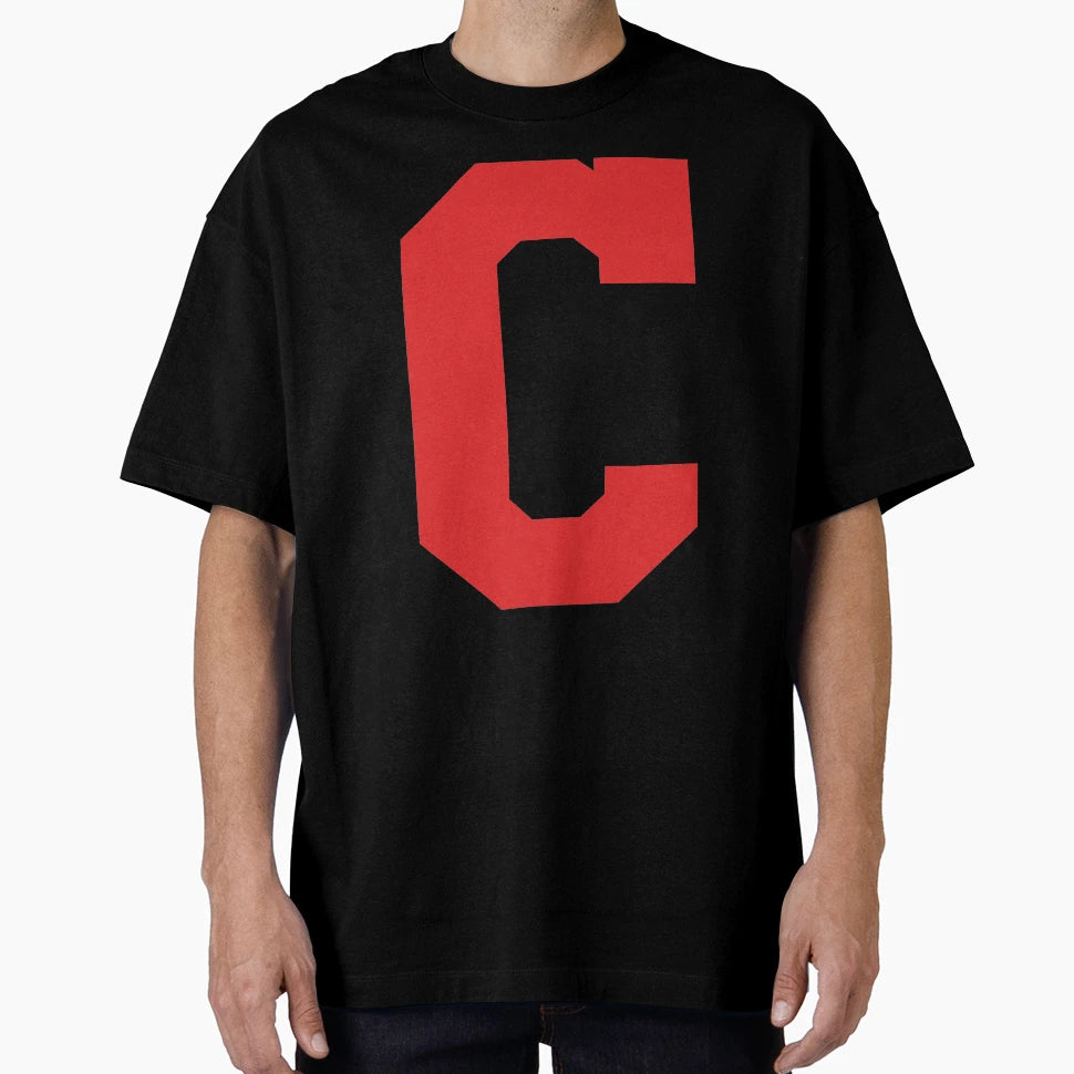 Alphabet Red C Sports Letter C T-Shirt - Aesthetic Graphic Unisex - T-Shirt, Sweatshirt, Hoodie