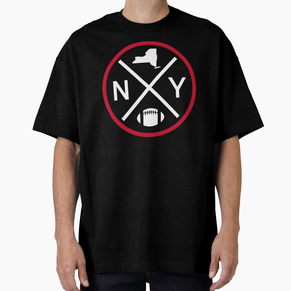 New York Football Emblem Ny T-Shirt - Minimalist Print Unisex - T-Shirt, Sweatshirt, Hoodie