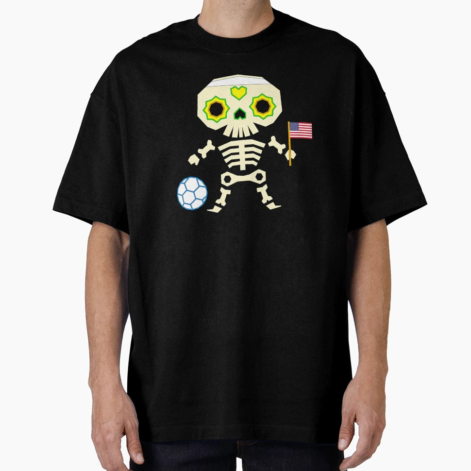 Soccer Team Usa Calaverita Sugar T-Shirt - Unique Graphic for Adults - T-Shirt, Sweatshirt, Hoodie