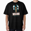 Miami Pro Football Grunge T-Shirt - Fun Novelty Design Men Women - T-Shirt, Sweatshirt, Hoodie