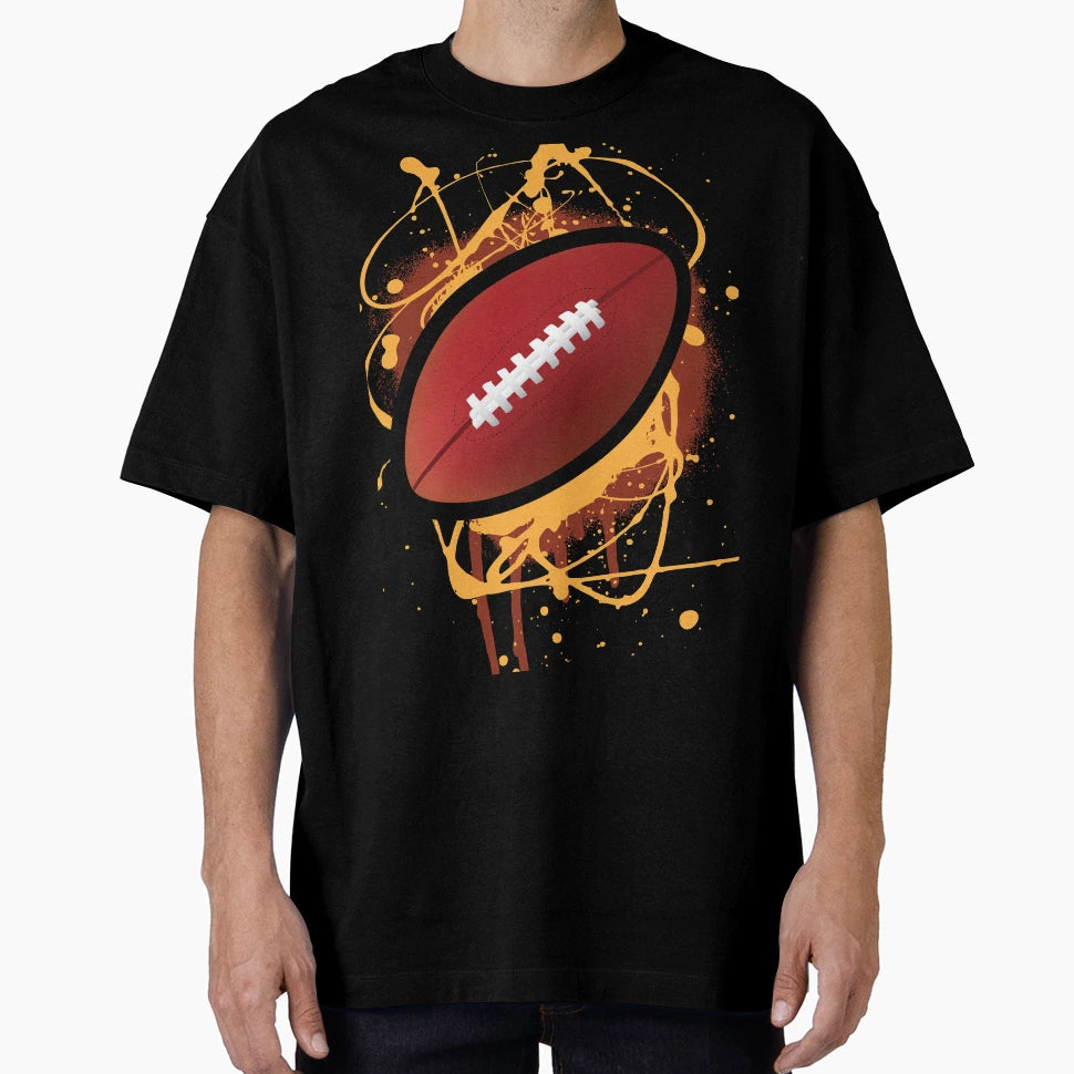 American Football Cartoon T-Shirt - Fun Novelty Design Men Women - T-Shirt, Sweatshirt, Hoodie