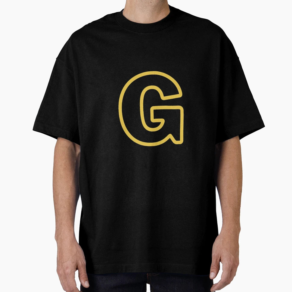 Stylish Golden Alphabet To Zee T-Shirt - Fun Novelty Design Men Women - T-Shirt, Sweatshirt, Hoodie