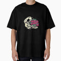 Skull Mask Flowers T-Shirt - Trendy Graphic for Adults - T-Shirt, Sweatshirt, Hoodie