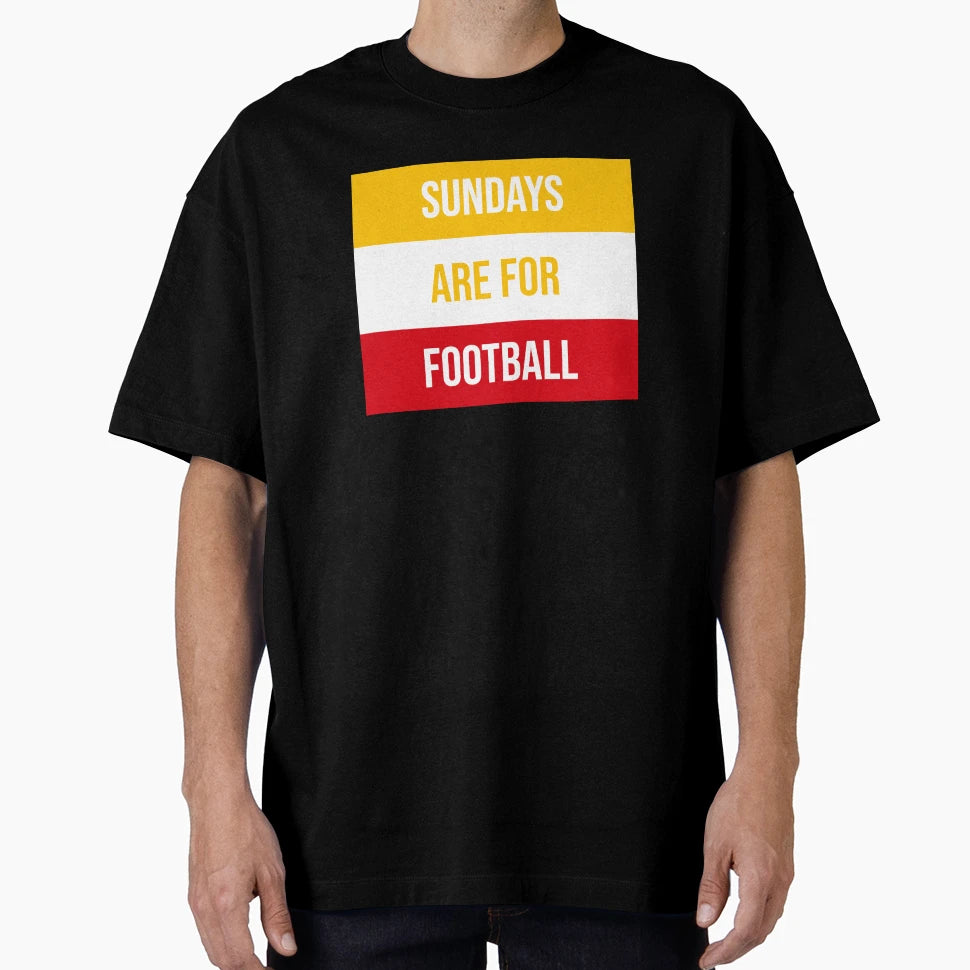 Sundays Are Football T-Shirt - Minimalist Print Unisex - T-Shirt, Sweatshirt, Hoodie