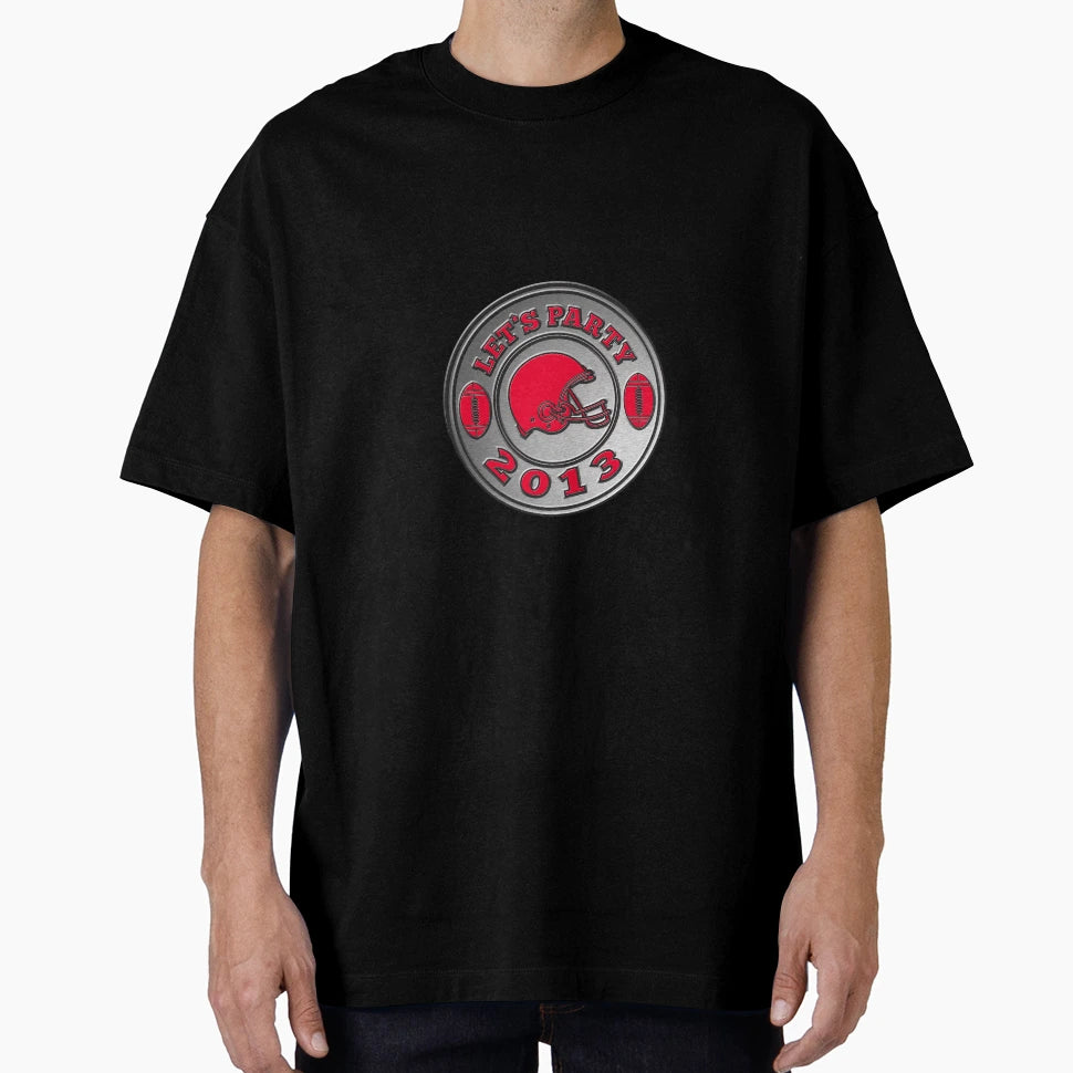 American Football Helmet Lets Party 2013 T-Shirt - Unique Graphic Unisex - T-Shirt, Sweatshirt, Hoodie
