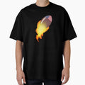 American Football Flames T-Shirt - Unique Graphic Unisex - T-Shirt, Sweatshirt, Hoodie