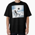 Skeleton Playing Football T-Shirt - Trendy Graphic for Adults - T-Shirt, Sweatshirt, Hoodie