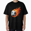 Fire Power Soccer Ball T-Shirt - Novelty Apparel for Adults - T-Shirt, Sweatshirt, Hoodie
