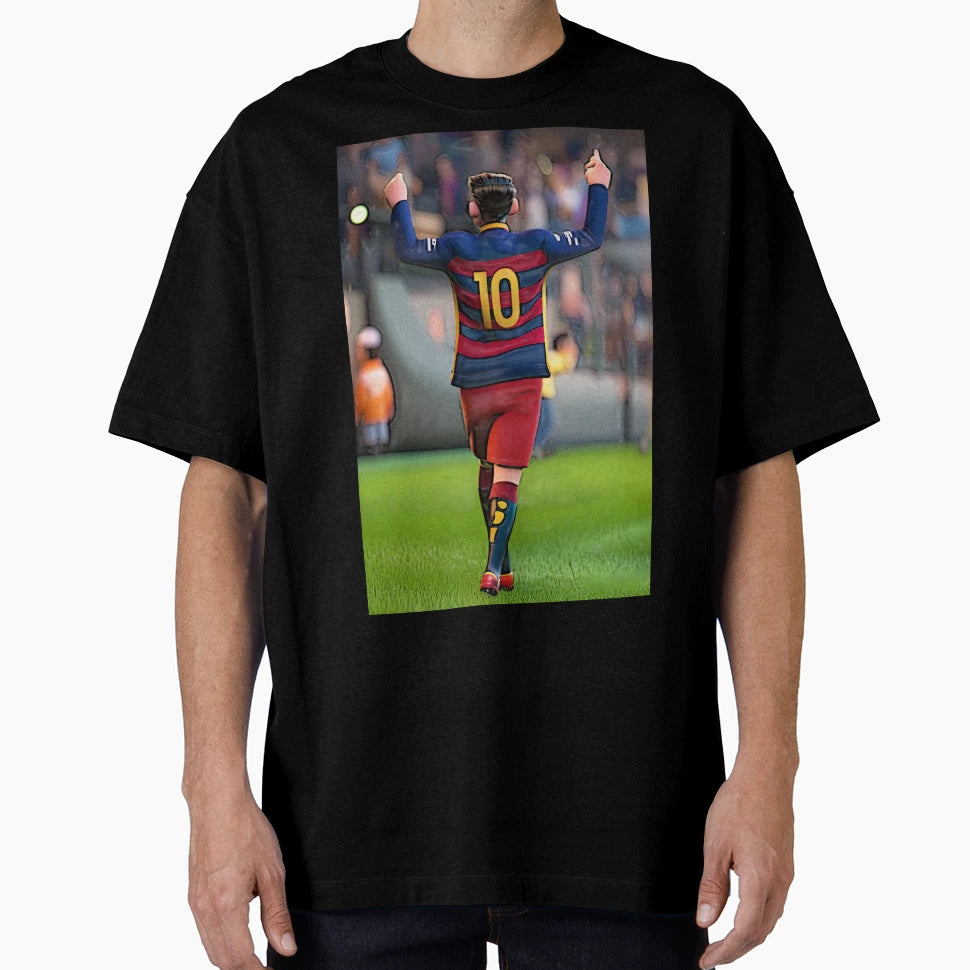 Lionel Messi 2 Caricature T-Shirt - Minimalist Print Unisex - T-Shirt, Sweatshirt, Hoodie