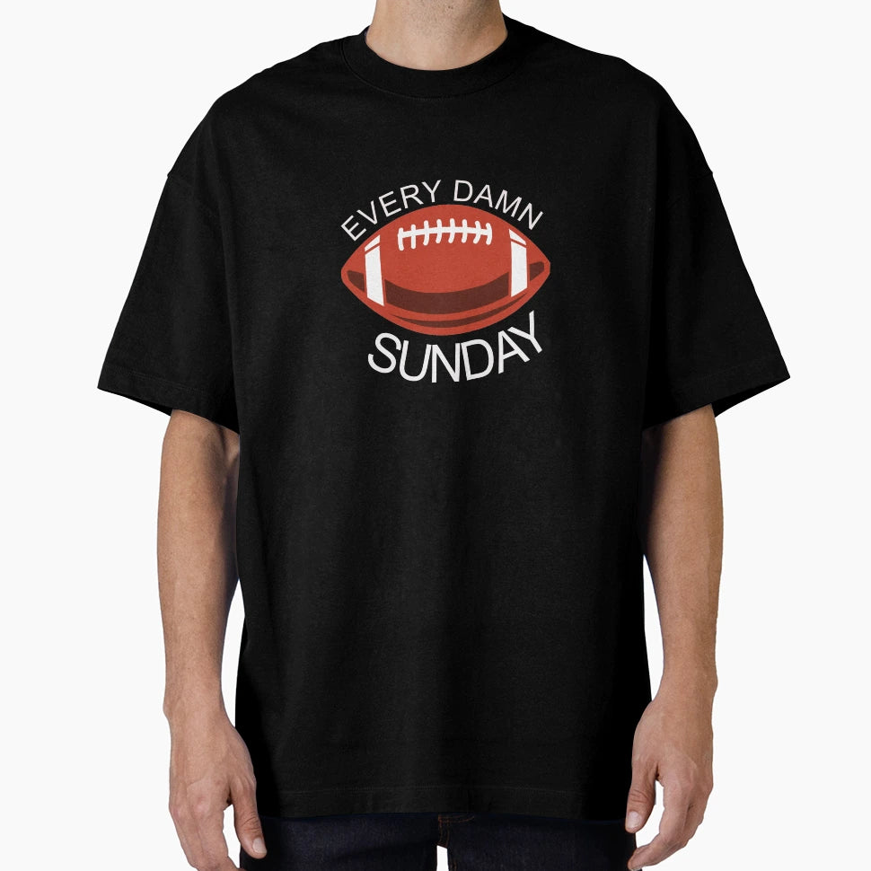 American Football Every Damn Sunday T-Shirt - Unique Graphic for Adults - T-Shirt, Sweatshirt, Hoodie
